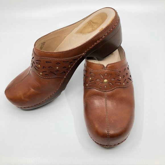 Dansko Clogs Slip-On Leather Mules